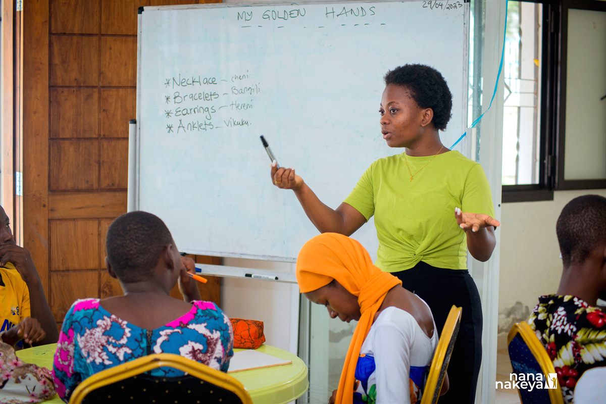 Children taking part in a guided learning session